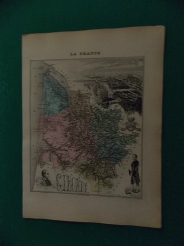 Gironde carte atlas migeon - atlas,