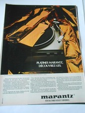 Advert 1979 Marantz Platinum Discover The