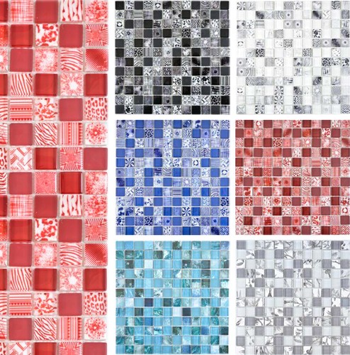 Mosaïque brique murale - brique,