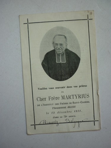 Image mortuaire frère - image,