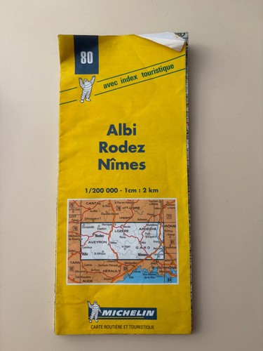 Ancienne carte michelin 80 - ancienne, n°80