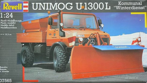 Maquette camion unimog u1300l - unimog,