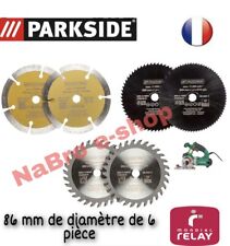 PARKSIDE® Lames pour scie circulaire PTS, 6 pièces, 89 mm diamètre