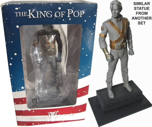 Michael jackson figurine king - figurine,