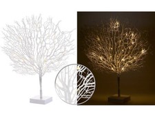 Arbre décoratif design 50 cm à LED - coloris Blanc - Lunartec