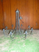 LUSTRE 8 BRANCHES / METAL