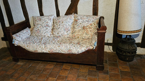 Banquette ancienne bois - ancienne,