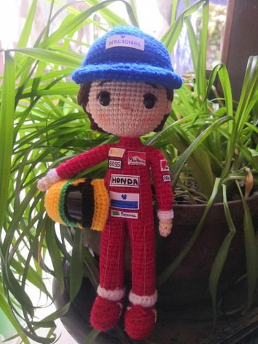 Ayrton senna poupée - ayrton,