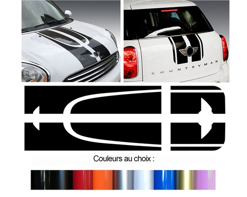 Bandes capot coffre - +, pour