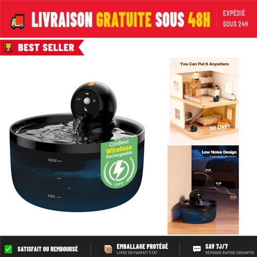 Fontaine eau pour chat - eau, sans