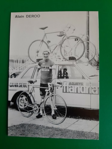 Cyclisme carte cycliste - cycliste, alain