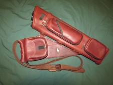 NEET Archery Arrow Back Quiver,, 3 Access. Pockets, Brown Leather, Beauty, EXC