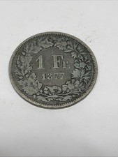 Pièce 1 Franc Suisse 1877