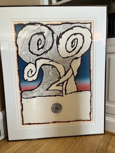 Avignon lithograph by - (1983),