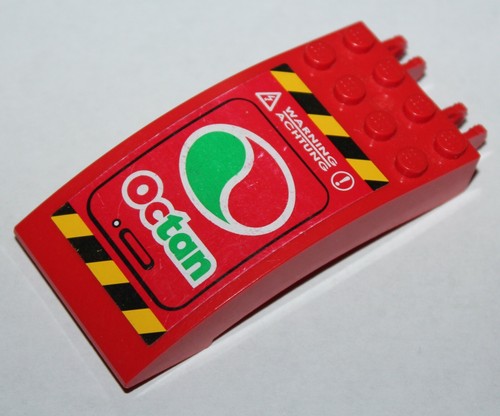 Lego red windscreen decorated - lego,