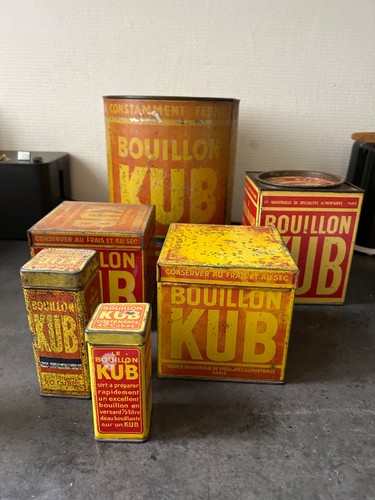 Anciennes boites bouillon kub - bouillon,