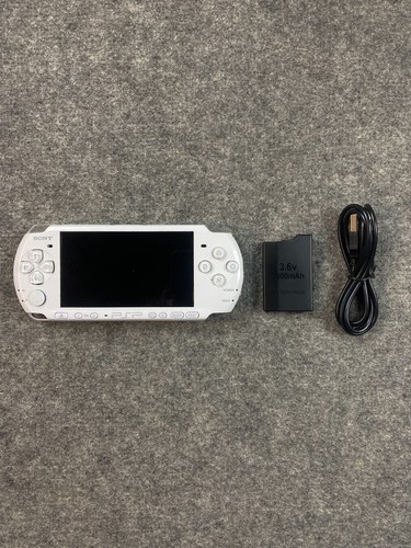 Psp 3000 pearl - white, sony