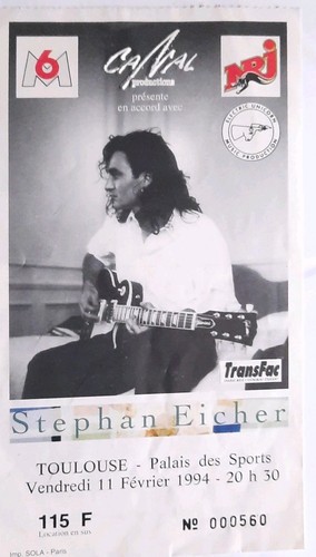 Billet ticket concert - ticket, stephan