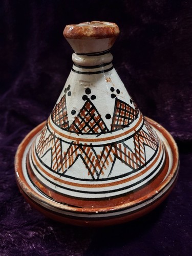Petit plat tajine signé - tajine,,