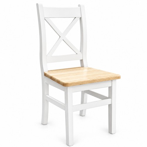 Chaise bois blanc - bois,