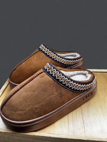 Chaussons confortable marrons - chaussons,