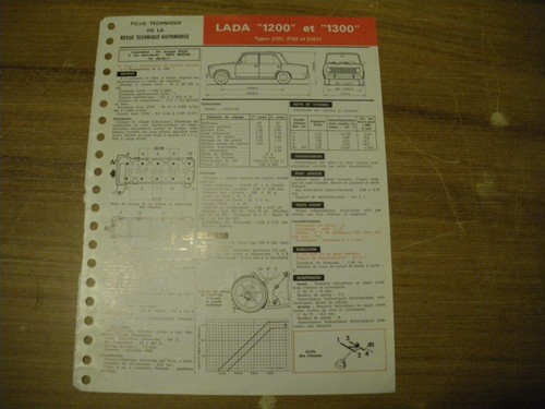 Fiche technique lada - fiche,