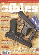 CIBLES N°357 44 MAGNUM / SCHOFIELD / 22LR POUR BERETTA 92 / M.T.E 5.36 x 23.5