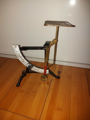 Ancien pese lettres emaille - pese,