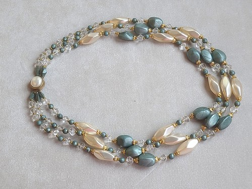 Collier rangs vintage - collier, 3