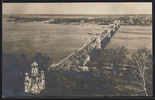 Kiev dniepr avec pont - kiev,,