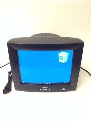 Vintage dell e773c crt vga - dell, 17"