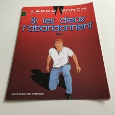 LARGO WINCH - SI LES DIEUX T'ABANDONNENT - 8 PAGES - DOSSIER DE PRESSE!!!!!!