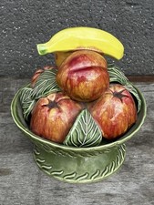 Vintage trompe l'oeil ceramic