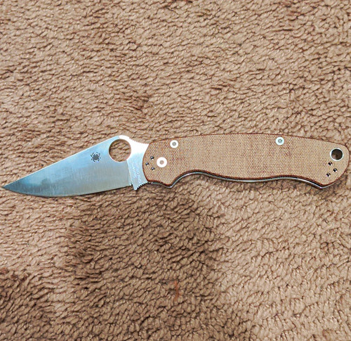 Spyderco paramilitary brown - 2,