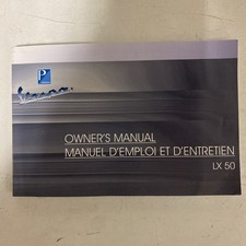 Vespa LX 50 Owners Manual