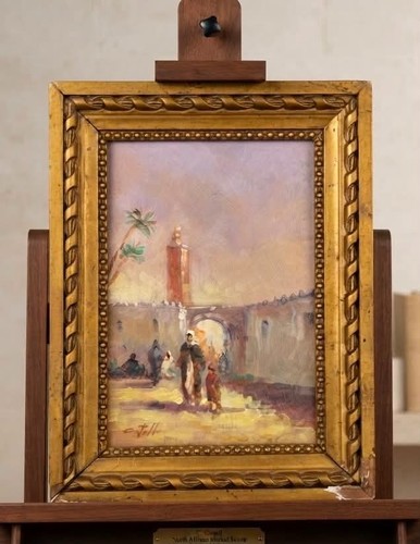 Tableau orientaliste signé