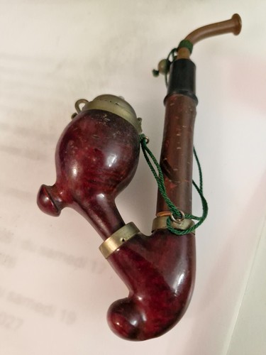 Ancienne pipe tyrolienne - ancienne, avec