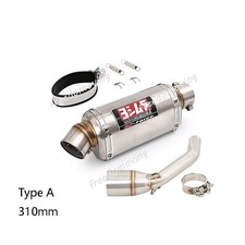 For Honda MSX125/125SF GROM125/125SF 2021-2023 Exhaust Mid Link Pipe Muffler Tip