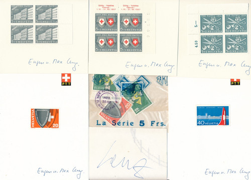 Suisse 1953 1961 timbres - 1953, à