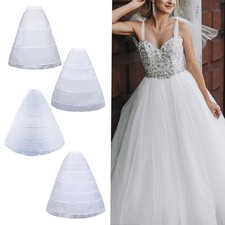 Robe de mariée en crinoline, jupon pour spectacle, soirée, bal de fin