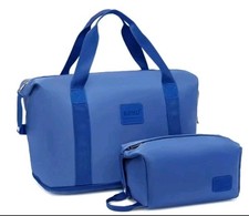 Lot de 2 sacs de voyage 36L sac valise bagage à main avec sac à cosmétiques