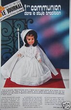 ADVERTISEMENT DOLL MARIE-FRANÇOISE FIRST COMMUNION IN TRADITION STYLE