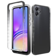 Pour Samsung Galaxy A05 étui antichoc transparent nuancé en PC + TPU pour tel