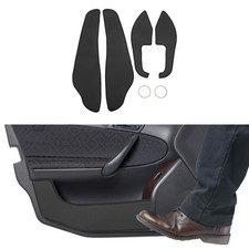 Protection pied porte cuir