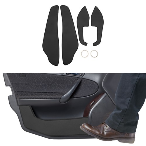 Protection pied porte cuir