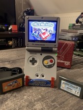 GameBoy Advance SP Edition Super Famicom - IPS v4 + 3 jeux - chargeur -en boîte