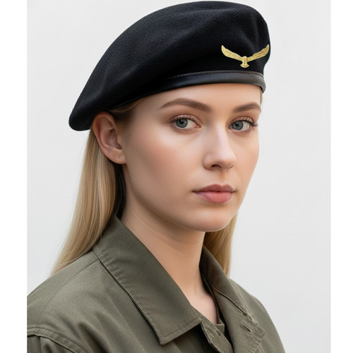 Sivi woolen army - woolen, cap