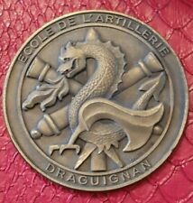 médaille de table école de l'artillerie Draguignan