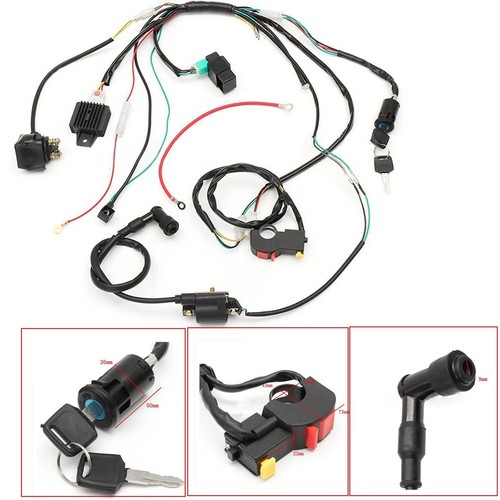 Quad wire harness loom for - quad,