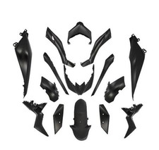 Carénage noir mat 15 pièces